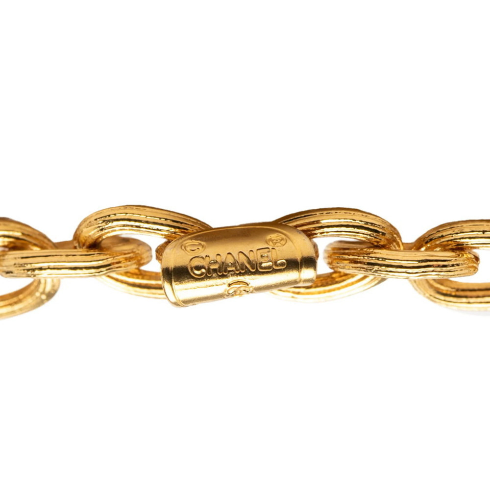 CHANEL Gold Logo Necklace - Picture 5 of 7